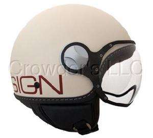 MOMO Design Fighter Motorcycle Helmet Cream X Large  
