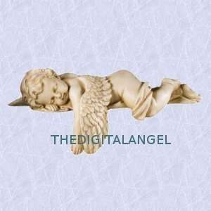 nap time angel statue sleeping cherub sculpture New (The Digital Angel 