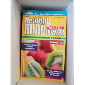   Word Find Puzzles (Healthy Mind Word Find Puzzles, 12) Unknown Books