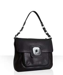 Longchamp black leather Gatsby shoulder bag