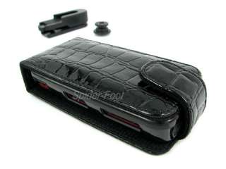 Black Crocodile Leather Case for Nokia 5800 XpressMusic  