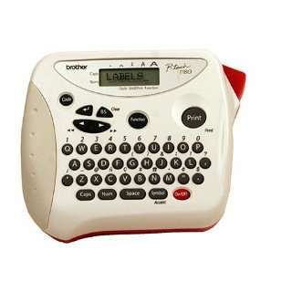  Brother P Touch PT 1180 Electronic Label Maker, 1 Line, 6w 