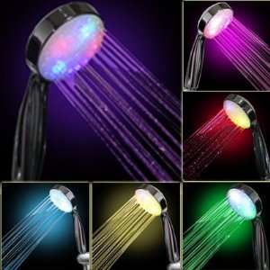   COLOR LED SHOWER HEAD ROMANTIC LIGHTS WATER HOME BATH: Home & Kitchen
