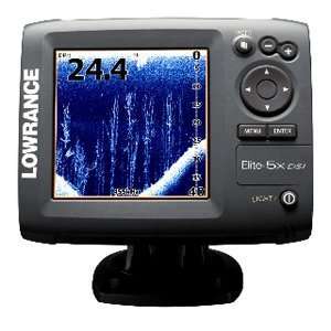  New Lowrance Elite 5X DSI Color Fishfinder w/TM Transducer 