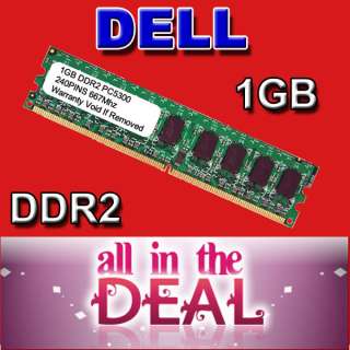 1GB MEMORY RAM for DELL DIMENSION e310 e510 e520 e521  