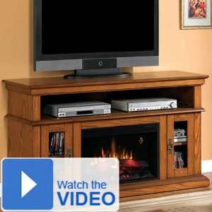   Flame Brookfield Media Console Electric Fireplace