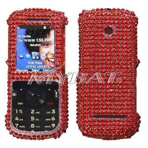   Bling for Motorola Ve440 MetroPCS   Red Cell Phones & Accessories