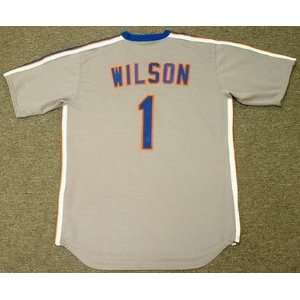   New York Mets 1987 Majestic Cooperstown Throwback Away Baseball Jersey