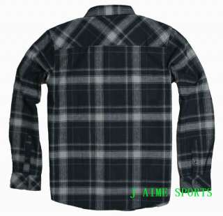 New DC Shoes Mens Checked Flannel Shirt Top 26 styles  