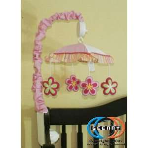   Musical Mobile For Boutique Girl DragonFly CRIB BEDDING SET Baby
