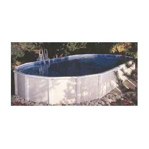  Monet Deluxe Oval Pool w/Strap Support Patio, Lawn 