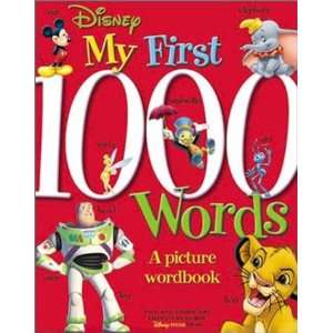  Disney My First 1000 Words (Disney Learning) tk Books