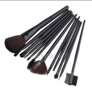 New 12 Pcs Professional Makeup Cosmetic Brush Set Kit Case #004  