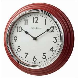  Retro Diner Wall Clock in Red