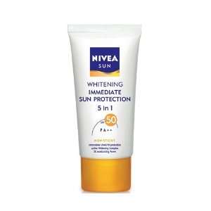  NIVEA Sun Block SPF50 white cream (100g) Beauty