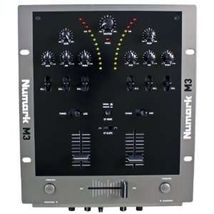  Brand New Numark M3 Full Featured Scratch Mixer With Gain 