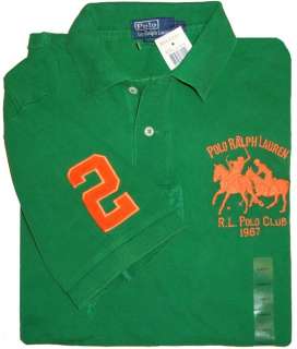 NWT $125 Ralph Lauren Big Pony Match Play Classic Fit Polo Rugby Shirt 