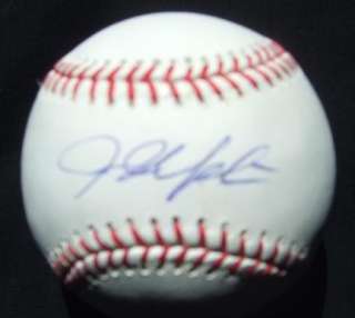   is a Justin Upton autographed Rawlings Official Major League Baseball