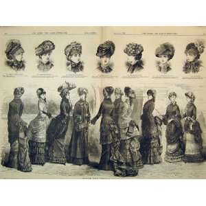   Women Fashion 1882 Straw Hat Mantles Crepe Bonnet Jet