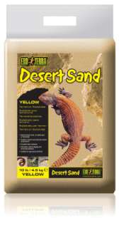 EXO TERRA REPTILE DESERT SAND YELLOW 10 LB SUBSTRATE  