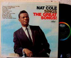 NAT KING COLE lp SINGS THE GREAT SONGS Capitol T 2558  