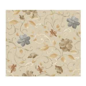  York Wallcoverings PS3816 Wind River Watercolor Flowers 