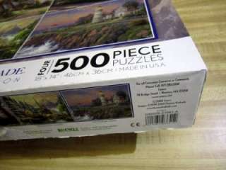 Thomas Kinkade 500 piece puzzles deluxe box  
