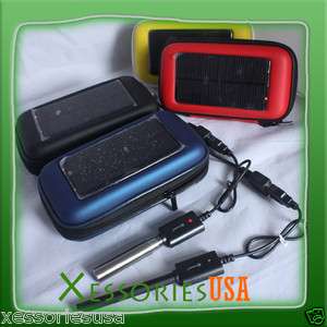   cigarette case w/ Solar Charger Compatible with any USB Charger  