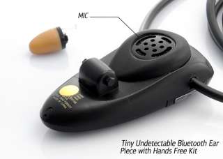   Undetectable Bluetooth Ear Piece with Hands Free Kit (Mini Spy Gadget