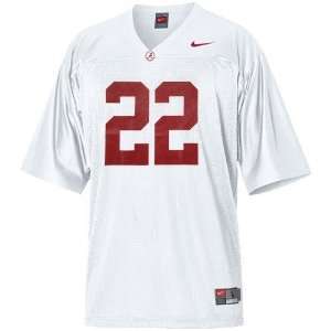   Tide #22 White Replica Football Jersey (Large)
