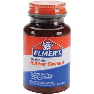  Elmers No Wrinkle Rubber Cement 4 Ounces Electronics