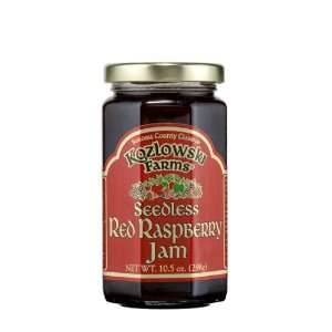 Kozlowski Farms Jam, Seedless Red Raspberry, 10.5 Ounce