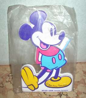 HARD TO FIND MICKEY MOUSE TOOTHBRUSH HOLDER WITH Cº WALT DISNEY 