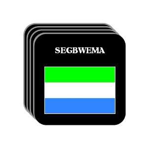 Sierra Leone   SEGBWEMA Set of 4 Mini Mousepad Coasters