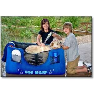 Pup   Big Dog bath tub Hugs portable Pet Grooming bathing Inflatable 