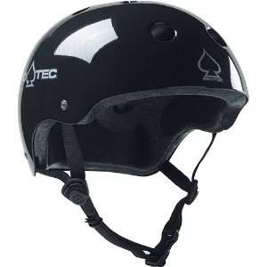  (cpsc) Gloss Black Large Classic Skate Helmets