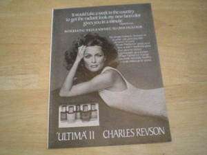 1974 Charles Revson Ultima II Cosmetics Ad  