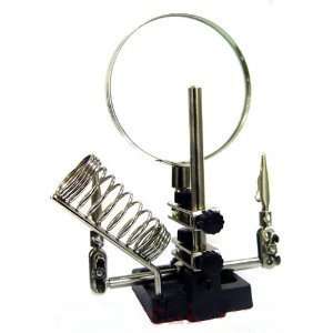  ADVANCED Soldering Iron Third Hand Tool w/Magnifier with 
