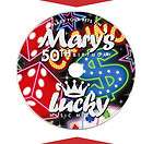 CASINO Birthday or Party Personalized Favors CD LABELS vs 2