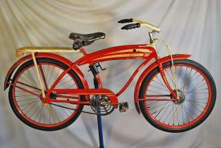 Vintage 1941 Elgin 4 star Deluxe balloon tire bicycle bike w/ Floating 