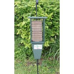 Double Suet Bird Feeder   Recycled, w/Tail Prop, for Woodpeckers 