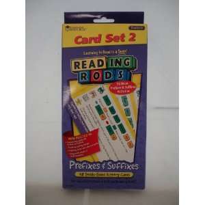  Reading Rods Prefixes and Suffixes 48 Double Sided 