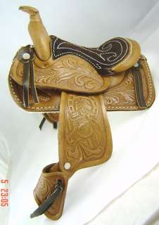 Cowboy Rodeo Western Miniature Doll Bear Roping Saddle  