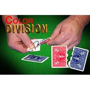  Color Division Bicycle Cards Trick Magic Visual Closeup 