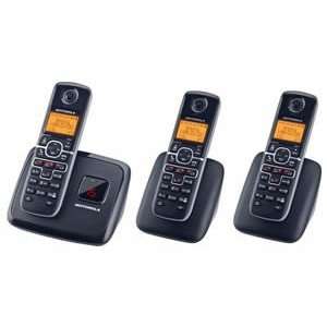 NEW DECT6.0 cordless w/ answering 3 handsets (Cordless Telephones)