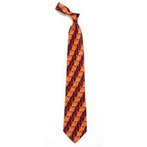   Tech Hokies NCAA Pattern #1 Mens Tie (100% Silk)