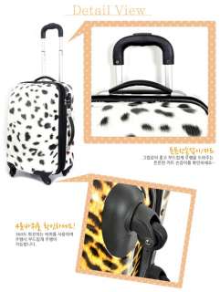 Leopard Luggage Animal Print Bags Cute Travel Carry On Suitcases Totes 