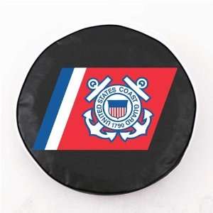  US Coast Guard Logo Tire Cover (Black) A H2 Z: Sports 