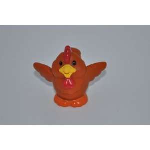   Rooster Farm Animal Replacement Figure   Fisher Price Doll Toy Farm