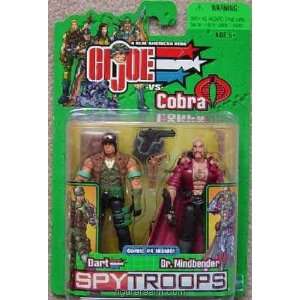  Dart vs. Dr. Mindbender from G.I. Joe vs. Cobra Spy Troops 